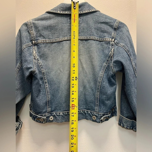 Limited Too Girls Denim Crop Jacket - Picture 6 of 7